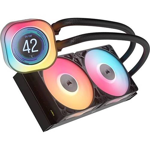 CORSAIR 240MM TITAN 240RX LCD CW-9061022-WW AM5-1851P  RGB SIVI SOUTMALI LEMC FANI