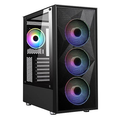 Powerboost 650W 80+ Pb-P3509Bb 4-Fanl� Gam�ng M�d-Tower Pc Kasas�
