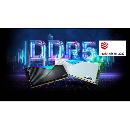 Adata Ax5U6400C3216G-Clarbk 16Gb (Tek Para) 6400Mhz Ddr5 Xpg Lancer Rgb Black Pc Bellek
