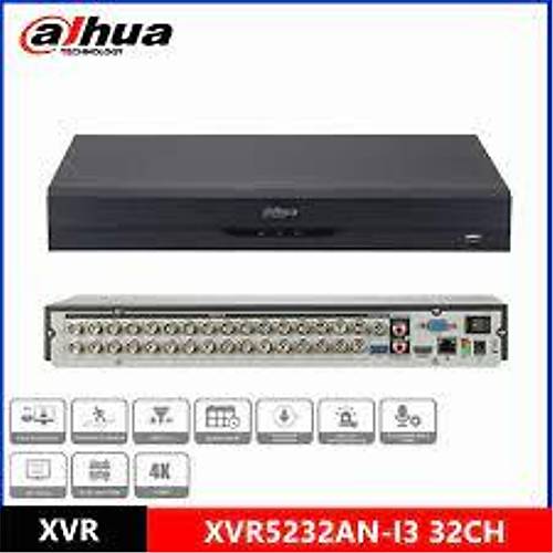 Dahua Xvr5232An-I3 2 Mp H265+ 32 Kanal 5n1 Dvr Kayt Cihaz