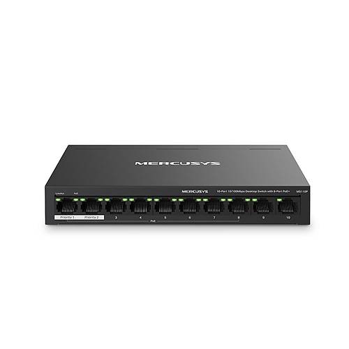 Tp-Lnk 8Port Ms110P 10-100 65W Full Poe Swicth