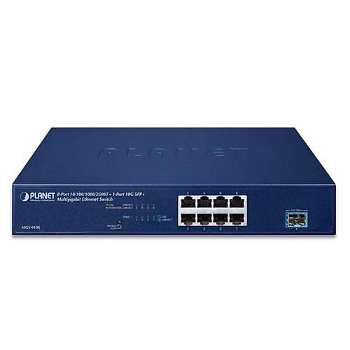 Planet Pl-Mgs-910X 8-Port 10/100/1000/2500T + 1-Port 10G Sfp+ Multigigabit Ethernet Switch