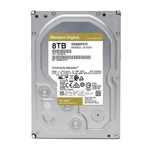8TB WD GOLD ENTERPRISE 7200R SATA3 256M WD8005FRYZ