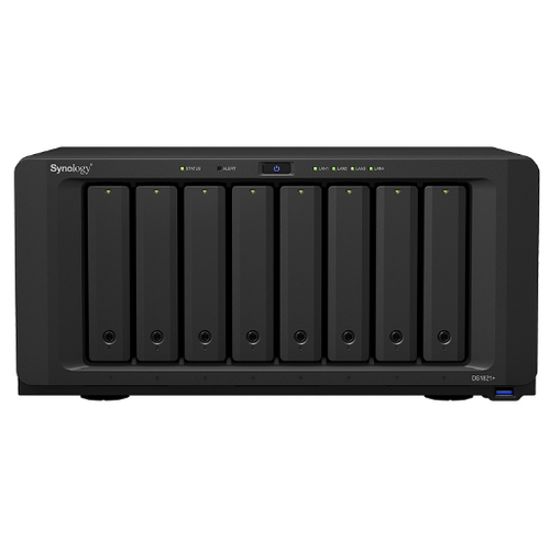 SYNOLOGY DS1821-16G PLUS RYZEN V1500B 16GB RAM- 8-diskli Nas Server (Disksiz)