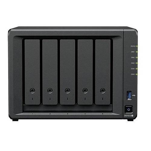 SYNOLOGY DS1525 PLUS RYZEN V1500B 24GB RAM- 5-diskli Nas Server (Disksiz)