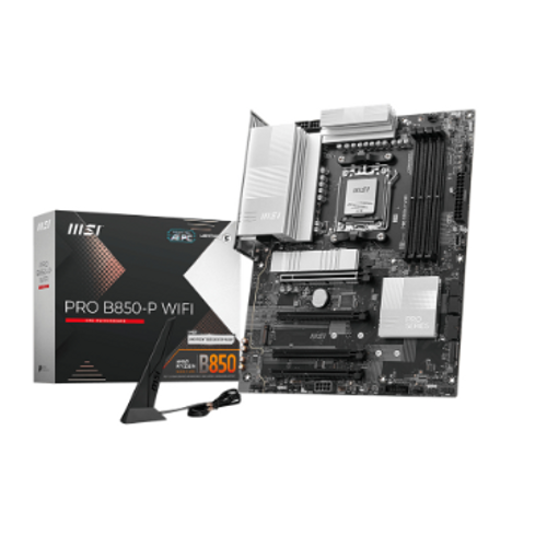 MSI MB PRO B850-P WIFI AM5 DDR5 8200MHZ(OC) HDMI 3x M.2 USB 10Gbs 5G LAN WI-FI 7 ATX