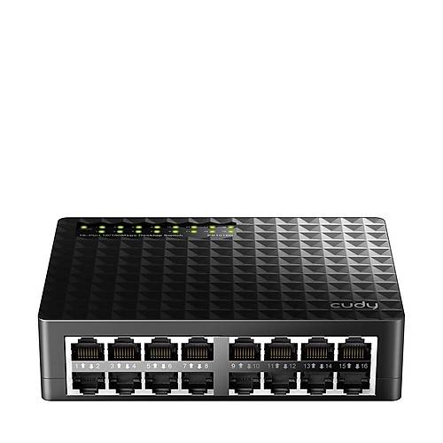 Cudy Fs1016D 16 Port 10-100 Ynetilemez Desktop Plastik Kasa Switch