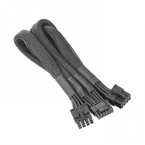 Thermaltake Pce Gen5 Dual 8Pin Den 12+4 Pine Dntrc Sleeved Kablo Ac-063-Cn1Nan-A1