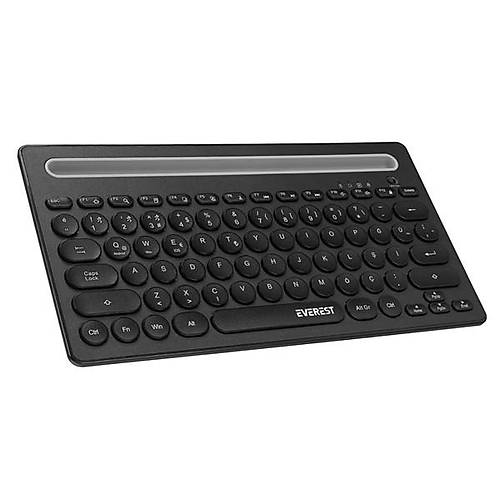 Everest Kb-Bt84 Siyah-Gri Bluetooth Ultra �nce+�arjl� Q Mac-Win-Android-Ios Uyumlu Kablosuz Klavye