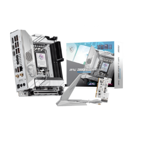 MSI MB MPG Z890I EDGE TI WIFI SOKET 1851 DDR5 8600MHZ(OC) USB 20Gbps 4xM.2 2xTB4 HDMI 2x DP 5G LAN WIFI 7 mini ITX