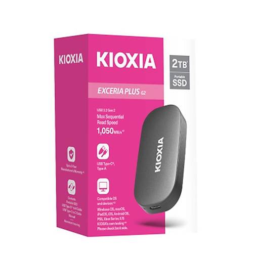2 TB KIOXIA EXCERIA PLUS G2 USB 3.2 1050-1000 LXD20K002TG8