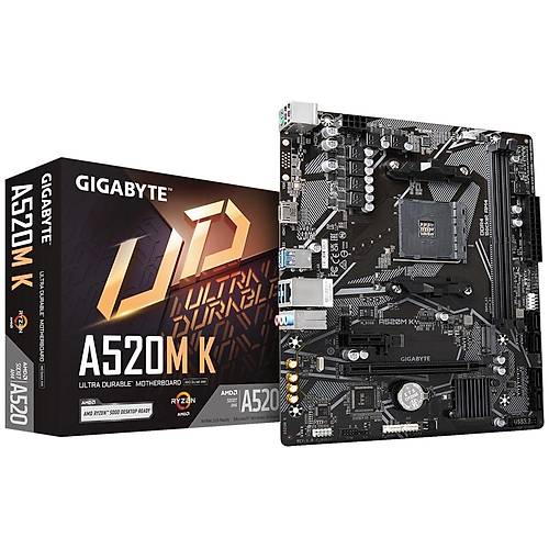Ggabyte A520M K Ddr4 Hdm Pce 16X V3.0 Am4 Matx
