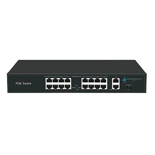 Ods 16Port +2 Uplnk 200W Full Poe 08Ods-16P2U1S-200 10-100 1X Sfp Ynetilemez Switch