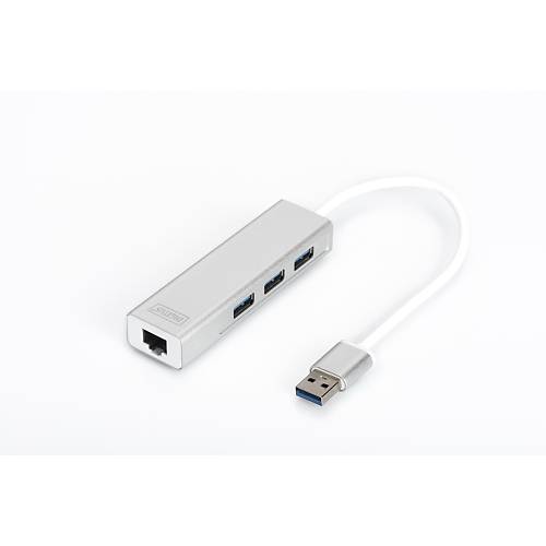 Digitus Da-70250-1 Usb 3.0 To 3X Usb 3.0-Rj45