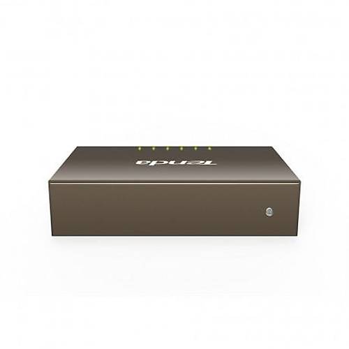 Tenda Teg1005D 5 Portlu 10-100-1000 L2 Gigabit Tak-altr Poe Siz Desktop Switch-elik Kasa
