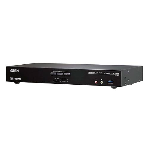 Aten Aten-Cs1842 2-Port Usb 3.0 4K Hdmı Dual Display Kvmp Switch