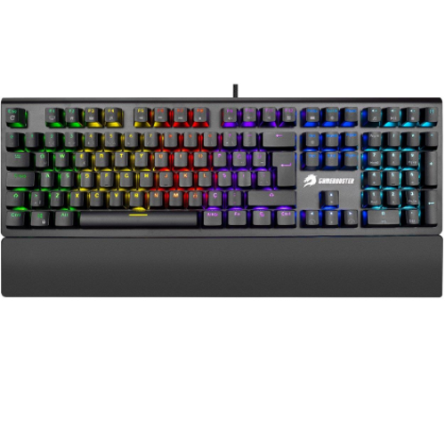 Gamebooster G908 Bolt Rainbow Aydınlatmalı Blue Switch Mekanik Bileklikli Oyun Klavyesi
