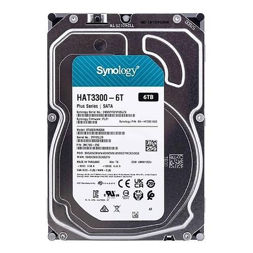 Synology HAT3300-6T 6TB 5400RPM NAS HDD