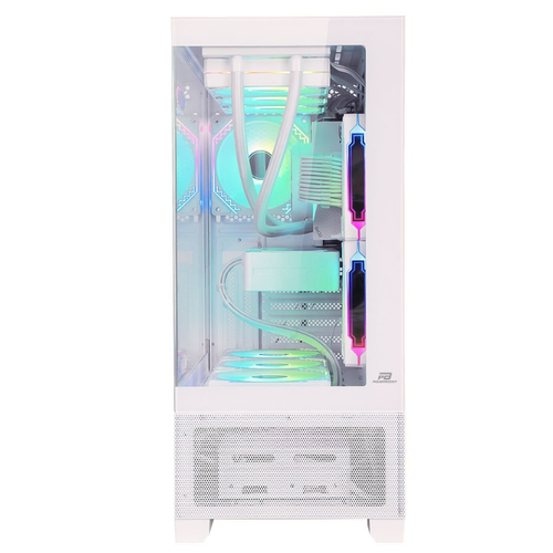 Powerboost Pb-Ss02W Sea W�ew 7-Rgb Fanl� Gam�ng M�d-Tower Pc Kasas� Beyaz