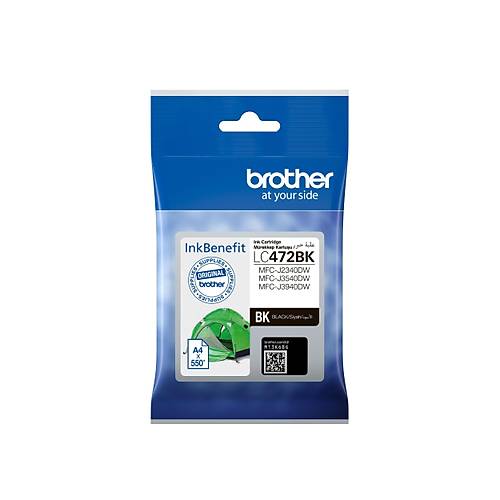 Brother Lc472Bk 550 Sayfa Siyah Kartu