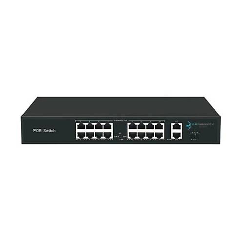 Ods 16Port 200W Full Poe 08Ods-16Gp2U2S-200 G�gab�t 2X Sfp Y�netilemez Switch