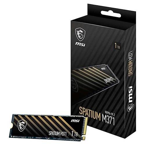 MSI 1TB SPATIUM M371 2350-1700MB-s M2 NVME GEN3 D�SK