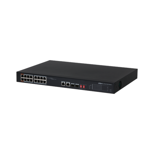 Dahua 16Port 135W Full Poe Pfs3218-16Et-135 10-100 2X Sfp Ynetilemez Switch
