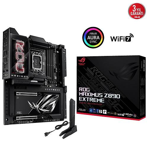 ASUS MB ROG MAXIMUS Z890 EXTREME INTEL Z890 LGA1851 DDR5 8800 HDMI 2XTHUNDERBOLT 5 6X M2 USB3.2 WIFI 7