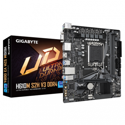 Ggabyte H610M S2H V3 Ddr4 3200Mhz M.2 Hdm 1700P