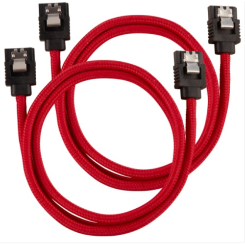 Corsar Cc-8900254 Premium Sleeved Sata 6Gbps 60Cm Cable  Red