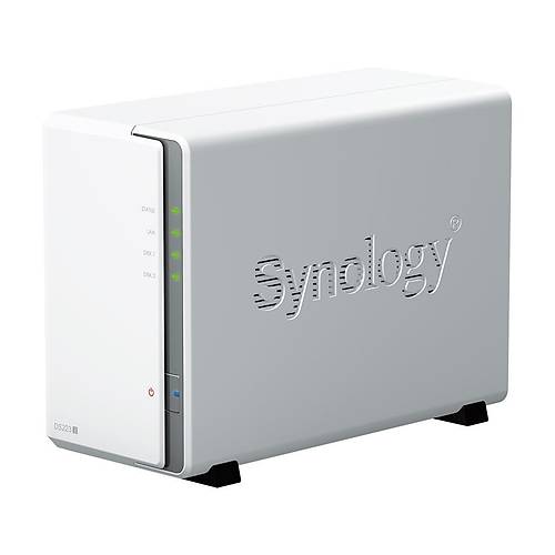 Synology Ds223J Realtek Qc 1 Gb Ram- 2-Diskli Nas Server (Disksiz)
