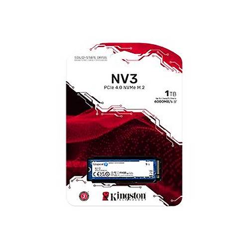 Kngston Snv3S-1000G Nv3 M.2 1Tb (6000-4000Mb-S) Pce + Nvme Ssd Disk (22X80Mm)