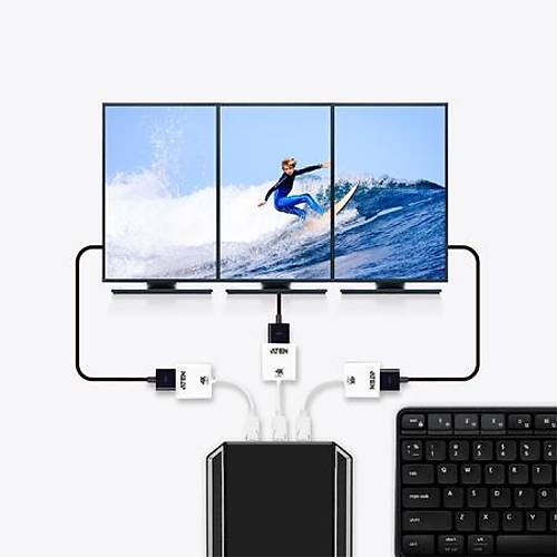 Aten Aten-Vc986B  True 4K Displayport To Hdm� Active Adapter