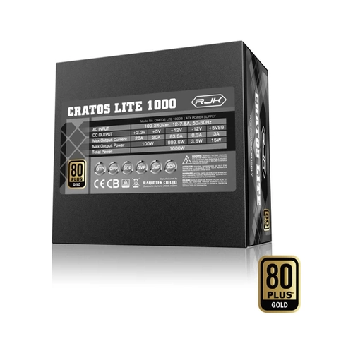 Raijintek Cratos Lite 1000W 80+ Gold PCIE5.1