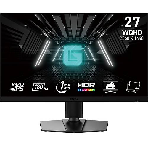 Ms� 27 G272Qpf E2 2560X1440 (Wqhd) 16:9 Flat Rap�d Ips 180Hz 1Ms Adapt�ve-Sync P�vot Gam�ng Mon�tor