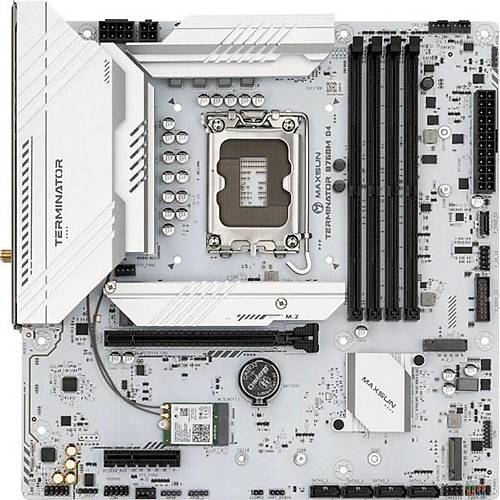 MAXSUN TERMINAT�R B760M D4 ICE DDR4 HDMI-DP PCIE 4.0 1700P MATX BEYAZ