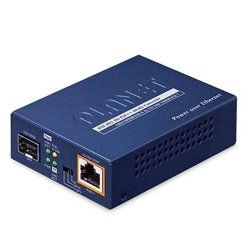 Planet PL-GUP-805A-60W 100/1000BASE-X SFP - 10/100/1000BASE-T 802.3bt PoE++ Medya D�n��t�r�c� (60 Watt)
