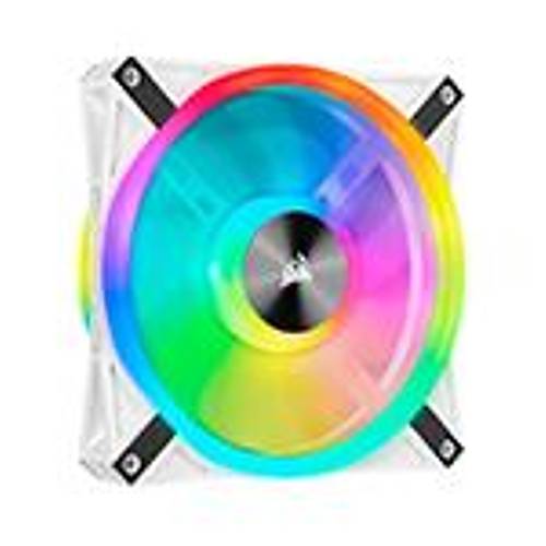 CORSAIR QL Series, WHITE QL140 RGB - CO-9050105-WW - 140mm RGB LED Fan, Single Pack