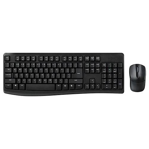 RAPOO X1800 PRO Kablosuz Klavye Mouse Set Siyah