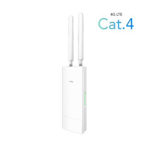 Cudy Lt400 Outdoor_Eu 1�10-100Mbps Wan-Lan 2.4Ghz-300Mbps 2�Dahili-2�Harici Anten 4G (Outdoor) Router