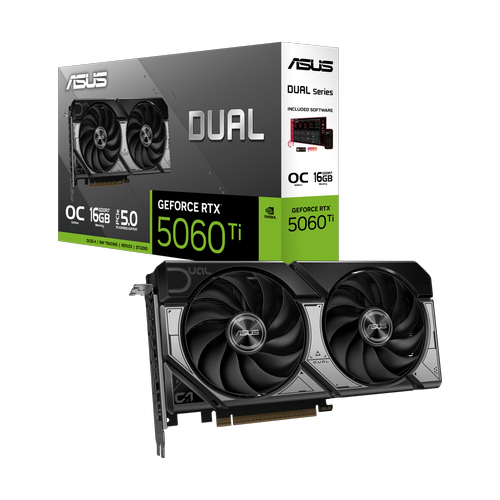ASUS GEFORCE DUAL-RTX5060TI-O16G 16GB GDDR7 128BIT 1XHDMI 3XDP EKRAN KARTI