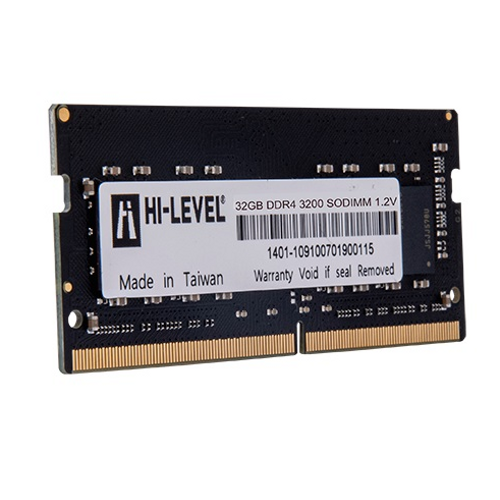 H�-Level 32Gb Ddr4 3200Mhz Notebook Ram Value Hlv-Sopc25600D4-32G 1.2Volt