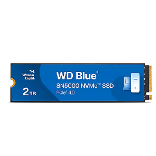 2TB WD BLUE M.2 NVMe SN5000 5150-4850MB-s WDS200T4B0E GEN4 SSD