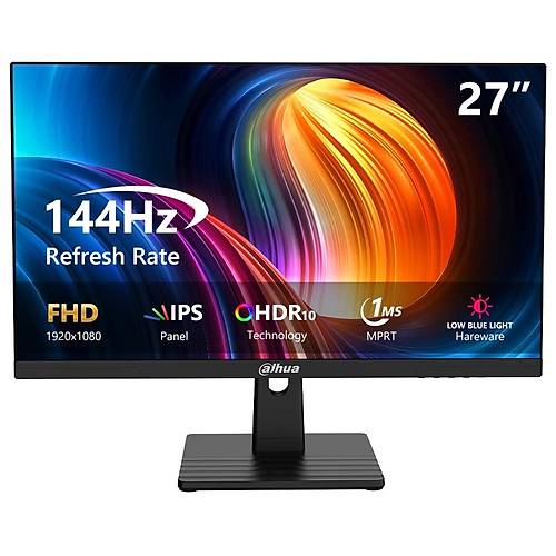 DAHUA LM27-B221B 27" LED IPS 1ms 144Hz 1920x1080 FullHD HDMI DP (VESA) Siyah Monit�r