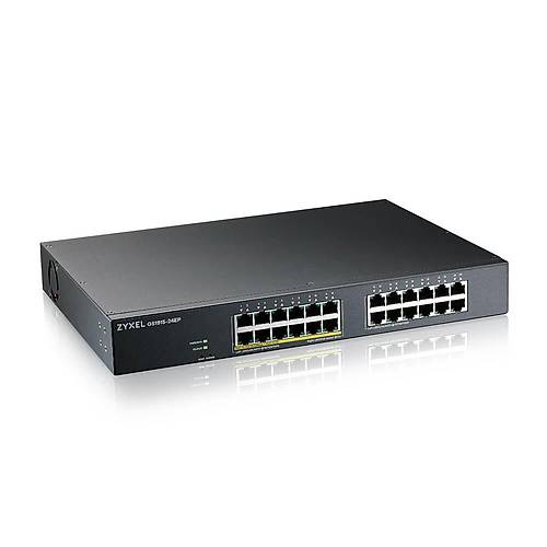 ZYXEL 24-port GS1915-24EP Gigabit 130W 12-port PoE Ynetilebilir Swicth