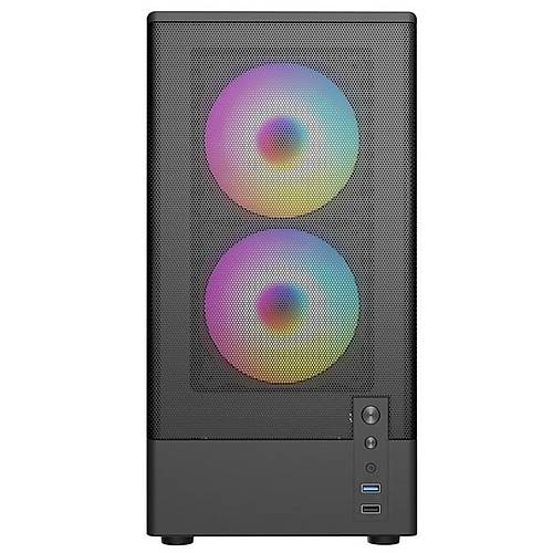 Frisby 550W (FC-8975B) 3X RGB Mesh Mini ITX Kasa