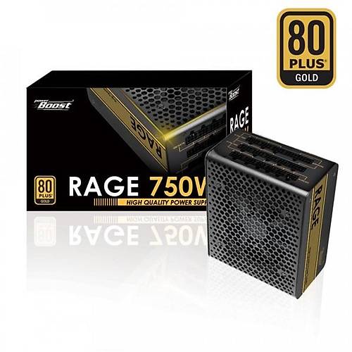 Powerboost 750W 80+ Gold Rage Bst-Atx750G Tam Mod�ler Power Supply