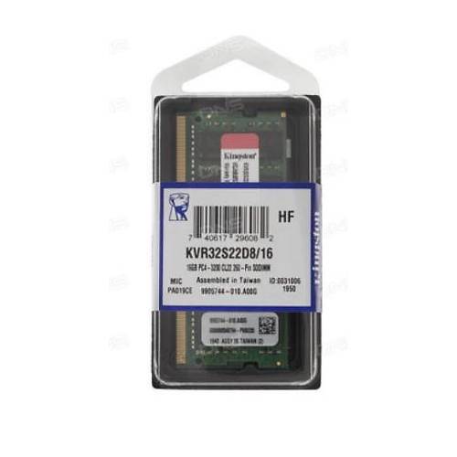 KINGSTON KVR32S22D8-16 16GB (Tek Par�a) DDR4 3200Mhz Notebook Bellek
