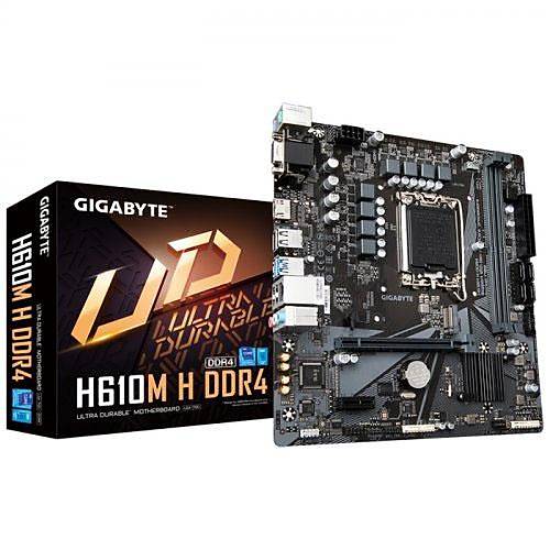 Ggabyte Intel H610M H Ddr4 3200(Oc) Hdm 1700P M2 Pce Nvme Pce 16X V4.0 (12. Nesil)