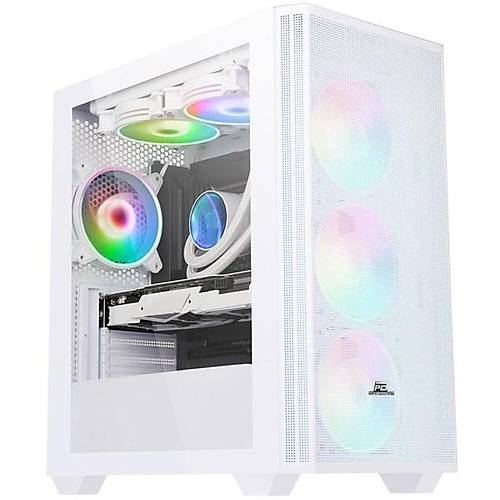 POWERBOOST PB-P2252BW ARGB GAMING MID-TOWER PC KASASI BEYAZ